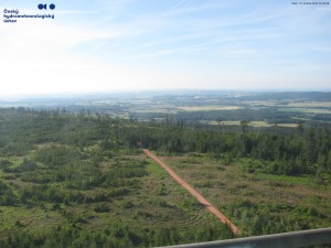 Kopec Praha - Meteoradar Brdy - 16.6.2026 v 07:45 Kopec Praha - Meteoradar Brdy - 16.6.2026 v 07:45
