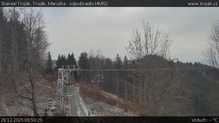 Skiareál Troják - Troják, Maruška - odpočivadlo HM52 - 29.12.2025 v 09:50