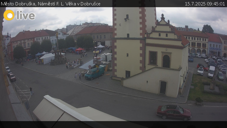 Město Dobruška - Náměstí F. L. Věka v Dobrušce - 15.7.2025 v 09:45 Město Dobruška - Náměstí F. L. Věka v Dobrušce - 15.7.2025 v 09:45