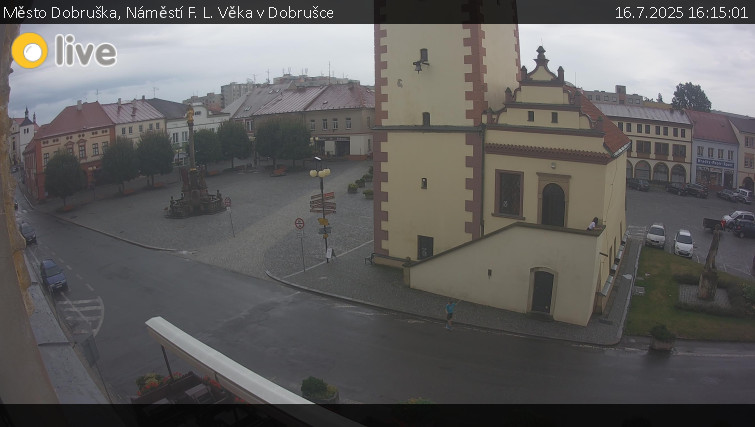 Město Dobruška - Náměstí F. L. Věka v Dobrušce - 16.7.2025 v 16:15 Město Dobruška - Náměstí F. L. Věka v Dobrušce - 16.7.2025 v 16:15
