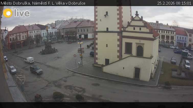 Město Dobruška - Náměstí F. L. Věka v Dobrušce - 25.2.2026 v 08:15