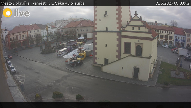 Město Dobruška - Náměstí F. L. Věka v Dobrušce - 31.3.2026 v 08:00