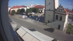 F. L. Věk Square in Dobruška