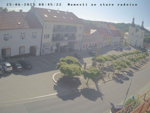 Město Bystřice nad Pernštejnem - Masarykovo náměstí  - 25.6.2025 v 08:45