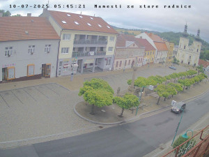 Město Bystřice nad Pernštejnem - Masarykovo náměstí  - 10.7.2025 v 05:45