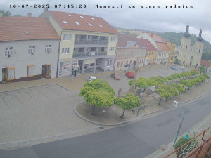 Město Bystřice nad Pernštejnem - Masarykovo náměstí  - 10.7.2025 v 07:45