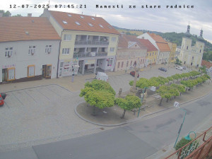 Město Bystřice nad Pernštejnem - Masarykovo náměstí  - 12.7.2025 v 07:45