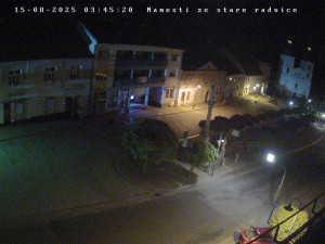 Město Bystřice nad Pernštejnem - Masarykovo náměstí  - 15.8.2025 v 03:45