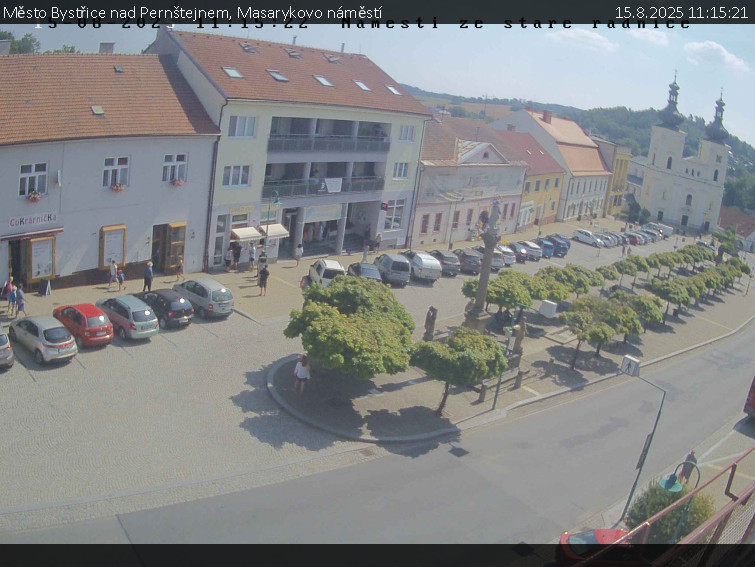 Město Bystřice nad Pernštejnem - Masarykovo náměstí  - 15.8.2025 v 11:15