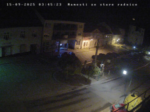 Město Bystřice nad Pernštejnem - Masarykovo náměstí  - 15.9.2025 v 03:45