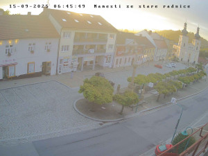 Město Bystřice nad Pernštejnem - Masarykovo náměstí  - 15.9.2025 v 06:45