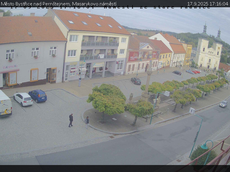 Město Bystřice nad Pernštejnem - Masarykovo náměstí  - 17.9.2025 v 17:16