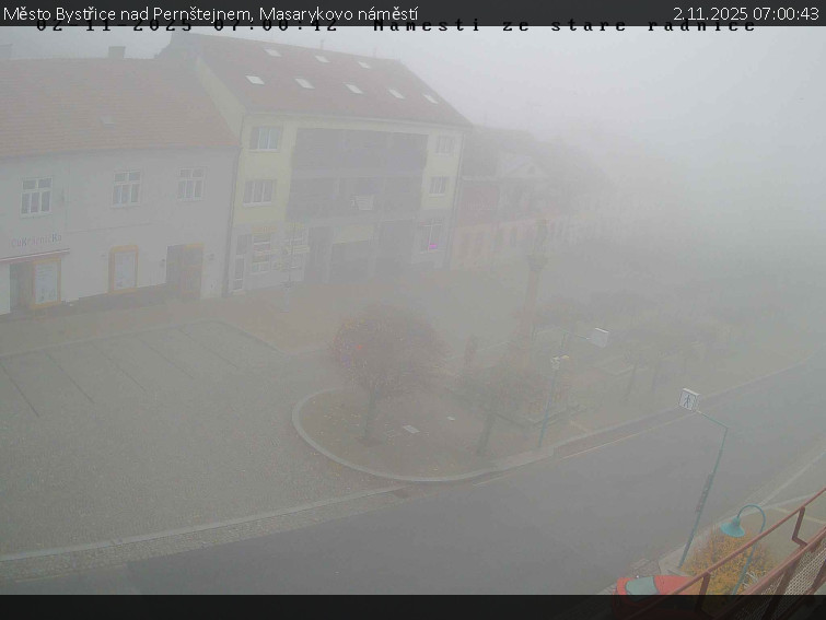 Město Bystřice nad Pernštejnem - Masarykovo náměstí - 2.11.2025 v 07:00 Město Bystřice nad Pernštejnem - Masarykovo náměstí - 2.11.2025 v 07:00