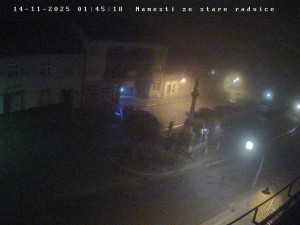 Město Bystřice nad Pernštejnem - Masarykovo náměstí  - 14.11.2025 v 01:45