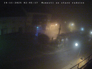 Město Bystřice nad Pernštejnem - Masarykovo náměstí  - 14.11.2025 v 02:45