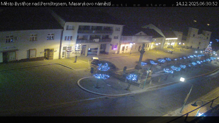 Město Bystřice nad Pernštejnem - Masarykovo náměstí  - 14.12.2025 v 06:30