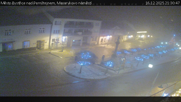 Město Bystřice nad Pernštejnem - Masarykovo náměstí  - 16.12.2025 v 21:30