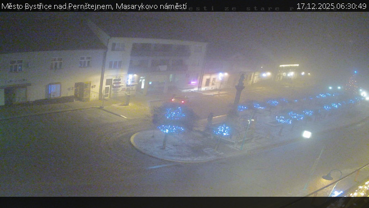 Město Bystřice nad Pernštejnem - Masarykovo náměstí  - 17.12.2025 v 06:30