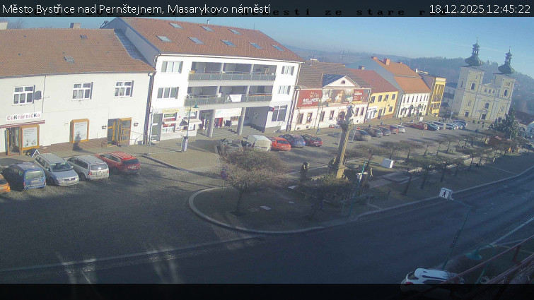 Město Bystřice nad Pernštejnem - Masarykovo náměstí  - 18.12.2025 v 12:45