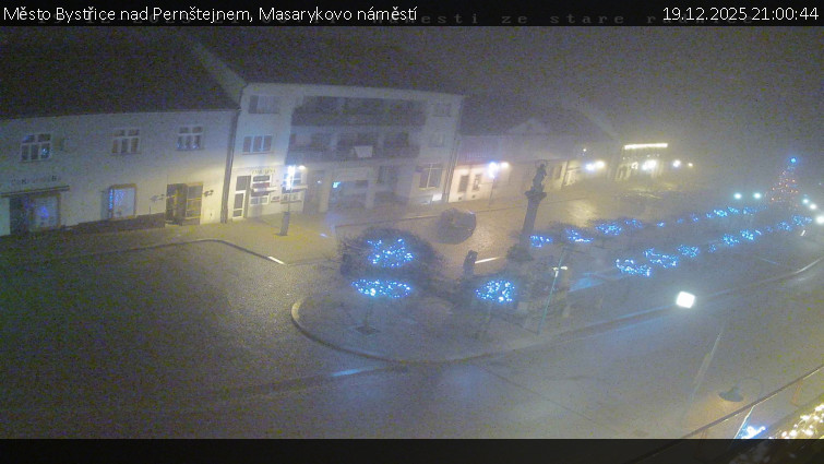 Město Bystřice nad Pernštejnem - Masarykovo náměstí  - 19.12.2025 v 21:00