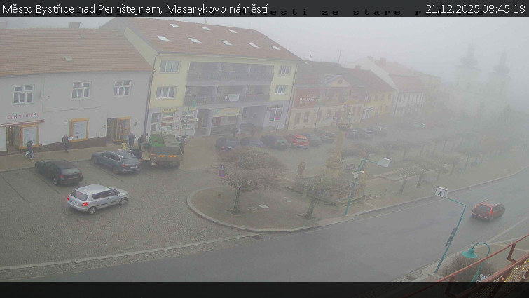 Město Bystřice nad Pernštejnem - Masarykovo náměstí  - 21.12.2025 v 08:45