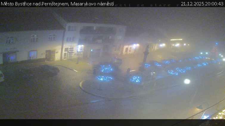 Město Bystřice nad Pernštejnem - Masarykovo náměstí  - 21.12.2025 v 20:00