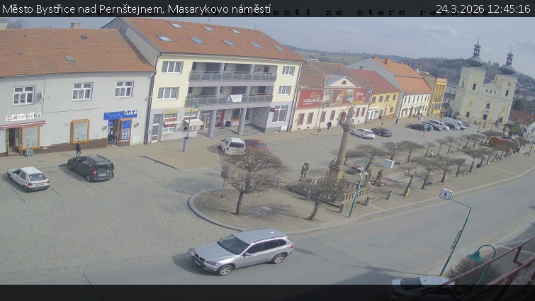 Město Bystřice nad Pernštejnem - Masarykovo náměstí  - 24.3.2026 v 12:45