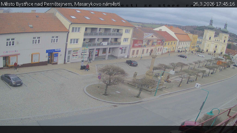 Město Bystřice nad Pernštejnem - Masarykovo náměstí  - 26.3.2026 v 17:45
