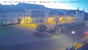 Město Bystřice nad Pernštejnem - Masarykovo náměstí  - 8.4.2026 v 05:45