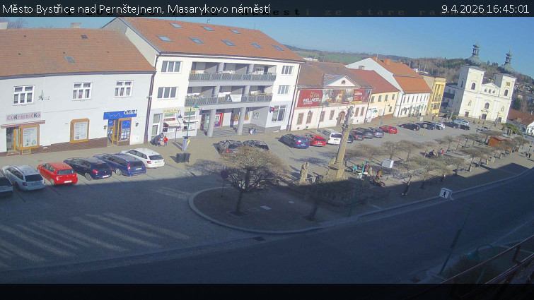 Město Bystřice nad Pernštejnem - Masarykovo náměstí  - 9.4.2026 v 16:45