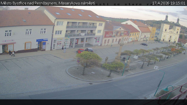 Město Bystřice nad Pernštejnem - Masarykovo náměstí  - 17.4.2026 v 19:15