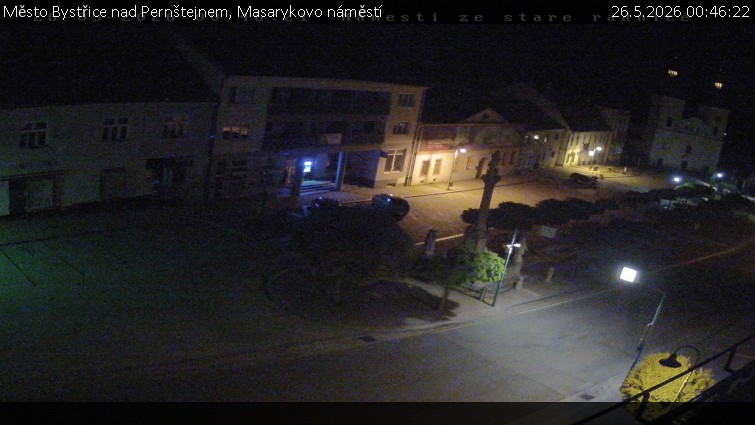 Město Bystřice nad Pernštejnem - Masarykovo náměstí  - 26.5.2026 v 00:46