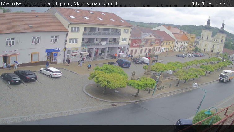 Město Bystřice nad Pernštejnem - Masarykovo náměstí  - 1.6.2026 v 10:45