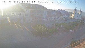 Město Bystřice nad Pernštejnem - Masarykovo náměstí  - 6.6.2026 v 05:45