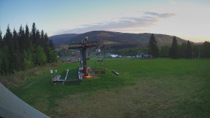 Skiarena R3 Ramzová - Horní část sjezdovky Skiareálu Ramzová - 9.5.2025 v 05:30