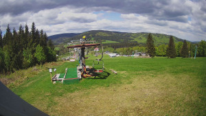 Skiarena R3 Ramzová - Horní část sjezdovky Skiareálu Ramzová - 9.5.2025 v 12:30