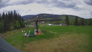 Skiarena R3 Ramzová - Horní část sjezdovky Skiareálu Ramzová - 9.5.2025 v 13:00