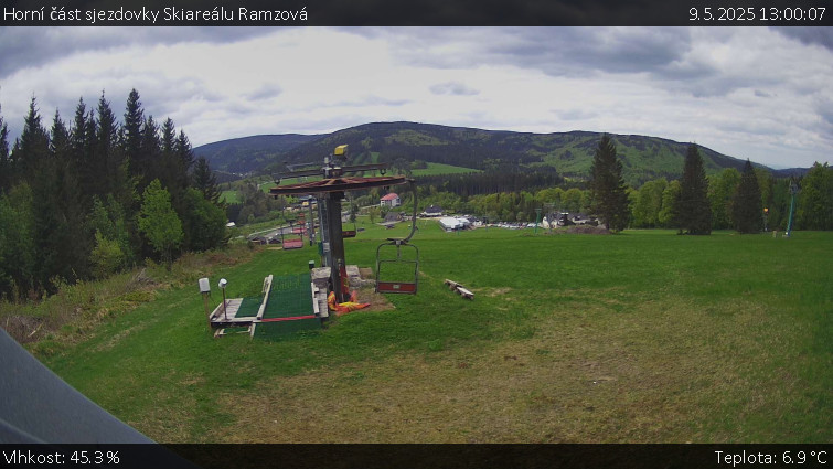 Skiarena R3 Ramzová - Horní část sjezdovky Skiareálu Ramzová - 9.5.2025 v 13:00 Skiarena R3 Ramzová - Horní část sjezdovky Skiareálu Ramzová - 9.5.2025 v 13:00