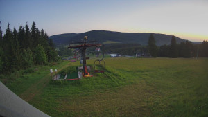 Skiarena R3 Ramzová - Horní část sjezdovky Skiareálu Ramzová - 14.6.2025 v 04:30