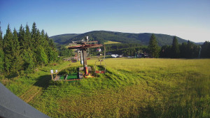 Skiarena R3 Ramzová - Horní část sjezdovky Skiareálu Ramzová - 14.6.2025 v 06:30