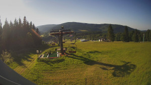 Skiarena R3 Ramzová - Horní část sjezdovky Skiareálu Ramzová - 14.6.2025 v 18:30