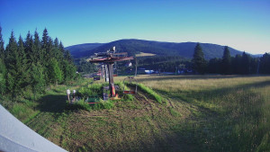 Skiarena R3 Ramzová - Horní část sjezdovky Skiareálu Ramzová - 1.7.2025 v 06:00