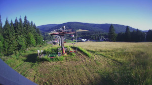 Skiarena R3 Ramzová - Horní část sjezdovky Skiareálu Ramzová - 1.7.2025 v 06:30