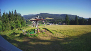 Skiarena R3 Ramzová - Horní část sjezdovky Skiareálu Ramzová - 1.7.2025 v 07:30
