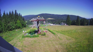 Skiarena R3 Ramzová - Horní část sjezdovky Skiareálu Ramzová - 1.7.2025 v 10:30