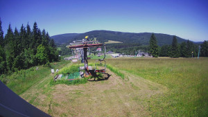 Skiarena R3 Ramzová - Horní část sjezdovky Skiareálu Ramzová - 1.7.2025 v 12:30