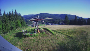 Skiarena R3 Ramzová - Horní část sjezdovky Skiareálu Ramzová - 3.7.2025 v 06:30