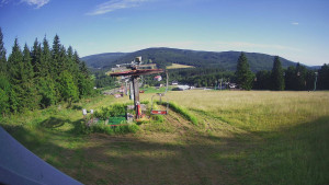 Skiarena R3 Ramzová - Horní část sjezdovky Skiareálu Ramzová - 3.7.2025 v 07:30