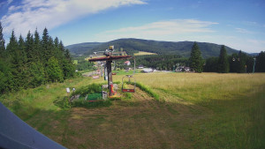 Skiarena R3 Ramzová - Horní část sjezdovky Skiareálu Ramzová - 3.7.2025 v 08:30