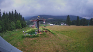 Skiarena R3 Ramzová - Horní část sjezdovky Skiareálu Ramzová - 4.7.2025 v 04:30